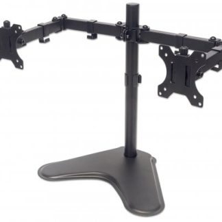 Soporte para dos monitores MANHATTAN Movimiento con brazos de doble articulación
