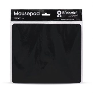 Mouse Pad Ultra Delgado Negro con Bolsa BROBOTIX 497264