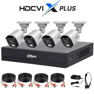 Kits de Videovigilancia Dahua Technology KITXVR1B04-I/T/4-B1A21N-U-IL-A-0280B