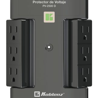 Protector de voltaje, 2500 VA /2000 W, 6 cont KOBLENZ PV-2500 D
